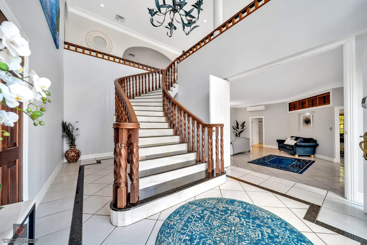 Grand interior staircase photographed by Digital Edge Media
