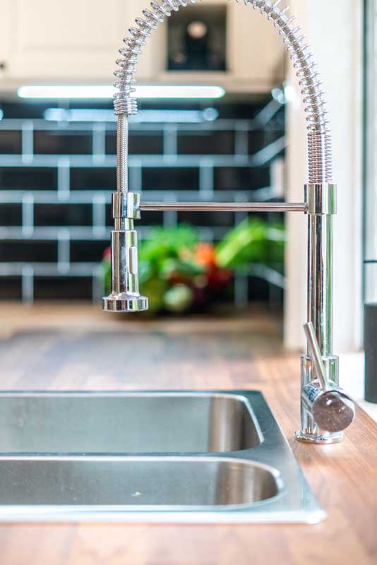 Architectural kitchen detail photographed by Digital Edge Media