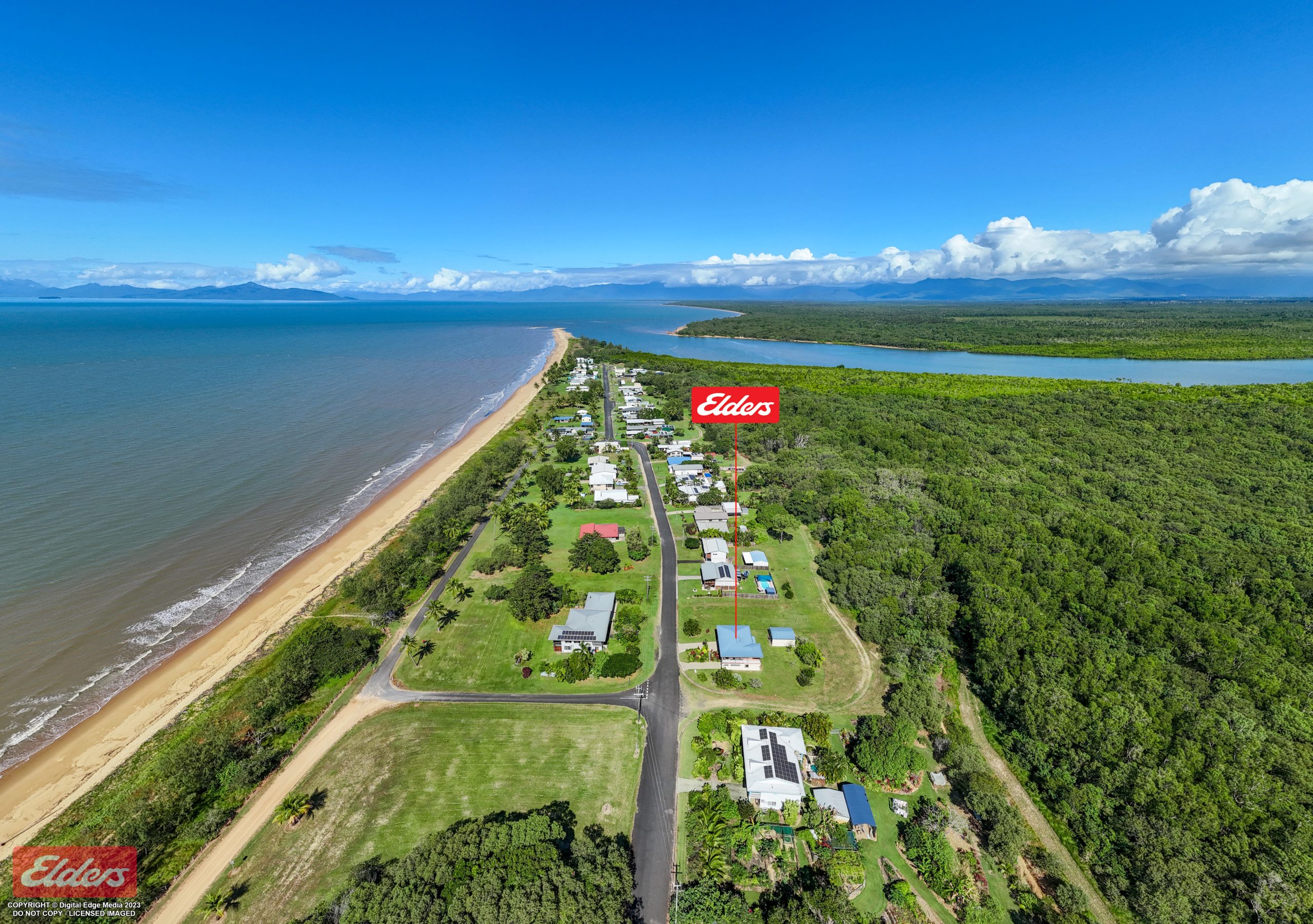 Coastal property aerial photography in Far North Queensland